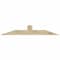 Ekena Millwork Portland Rough Sawn Timber Gable Bracket, Douglas Fir, 72"W x 12"H x 6"D x 6"F, 4/12 Pitch GBW072X12X0606POR00RDF - alternate 1